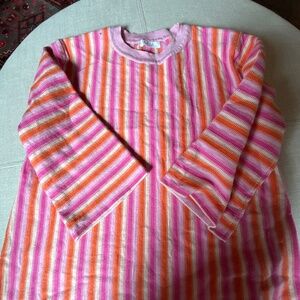 pink and orange sweater